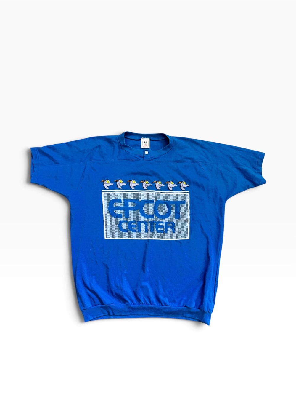 Vintage 80's Disney Royal Blue EPCOT Center Short Sleeve Tee